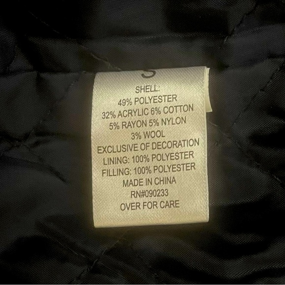 PacSun Varsity Jacket with Floral Sleeves - Picture 8 of 9